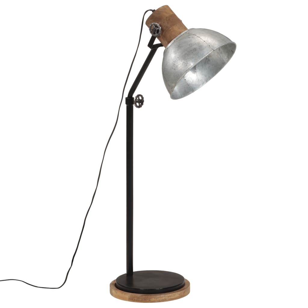 Stāvlampa, sudraba, 30x30x100-150cm, 25W, E27, vintažīga