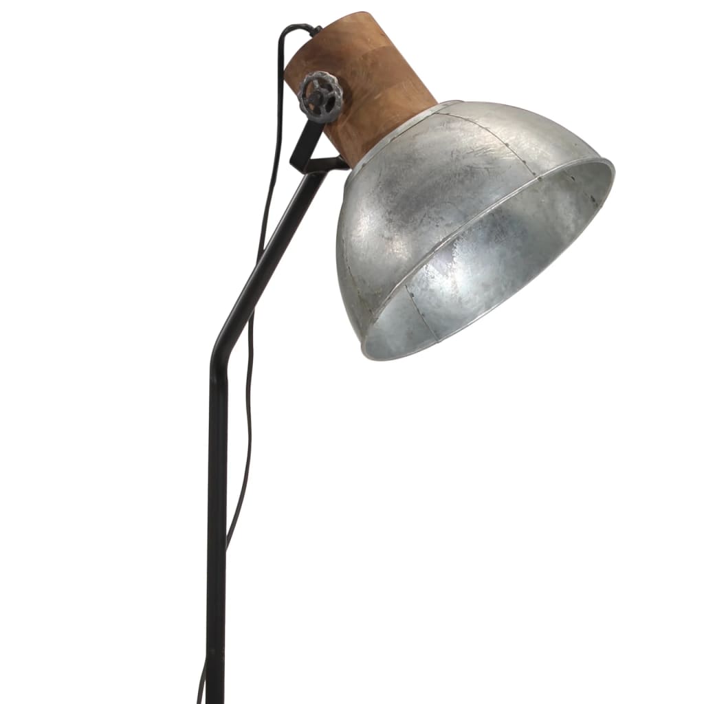 Stāvlampa, sudraba, 30x30x100-150cm, 25W, E27, vintažīga