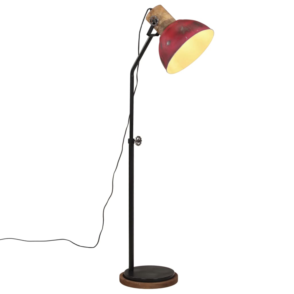 Floor lamp, bleached red, 30x30x100-150cm, 25W, E27