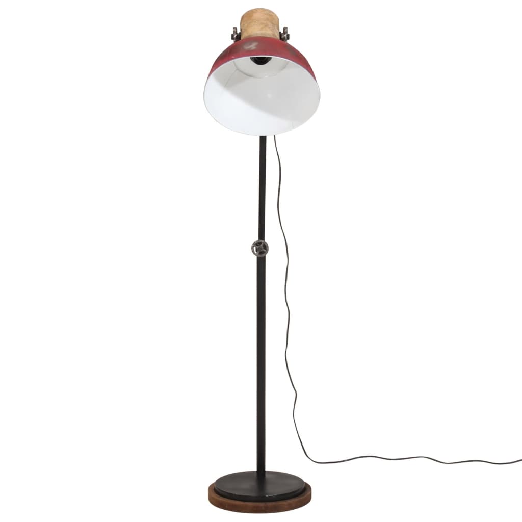Floor lamp, bleached red, 30x30x100-150cm, 25W, E27