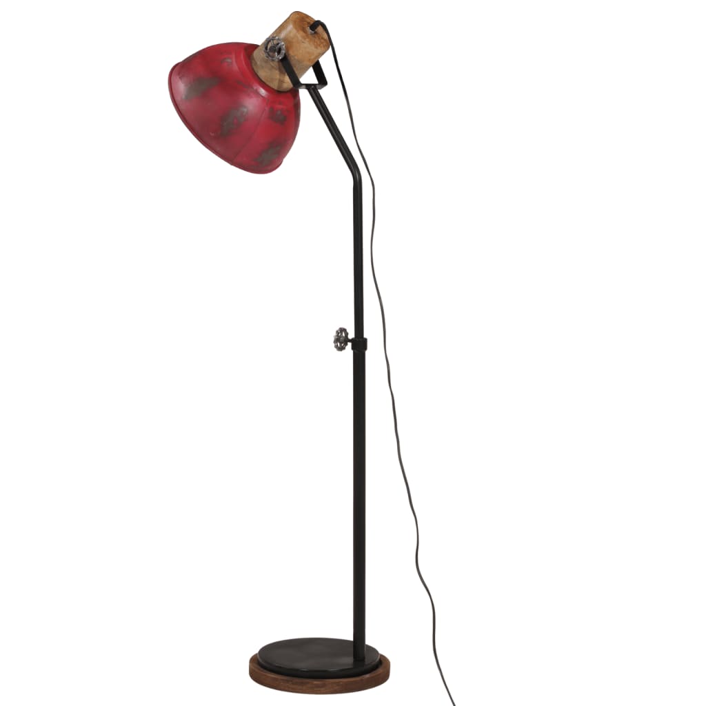 Floor lamp, bleached red, 30x30x100-150cm, 25W, E27
