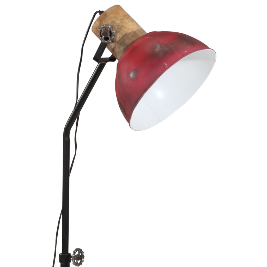 Floor lamp, bleached red, 30x30x100-150cm, 25W, E27