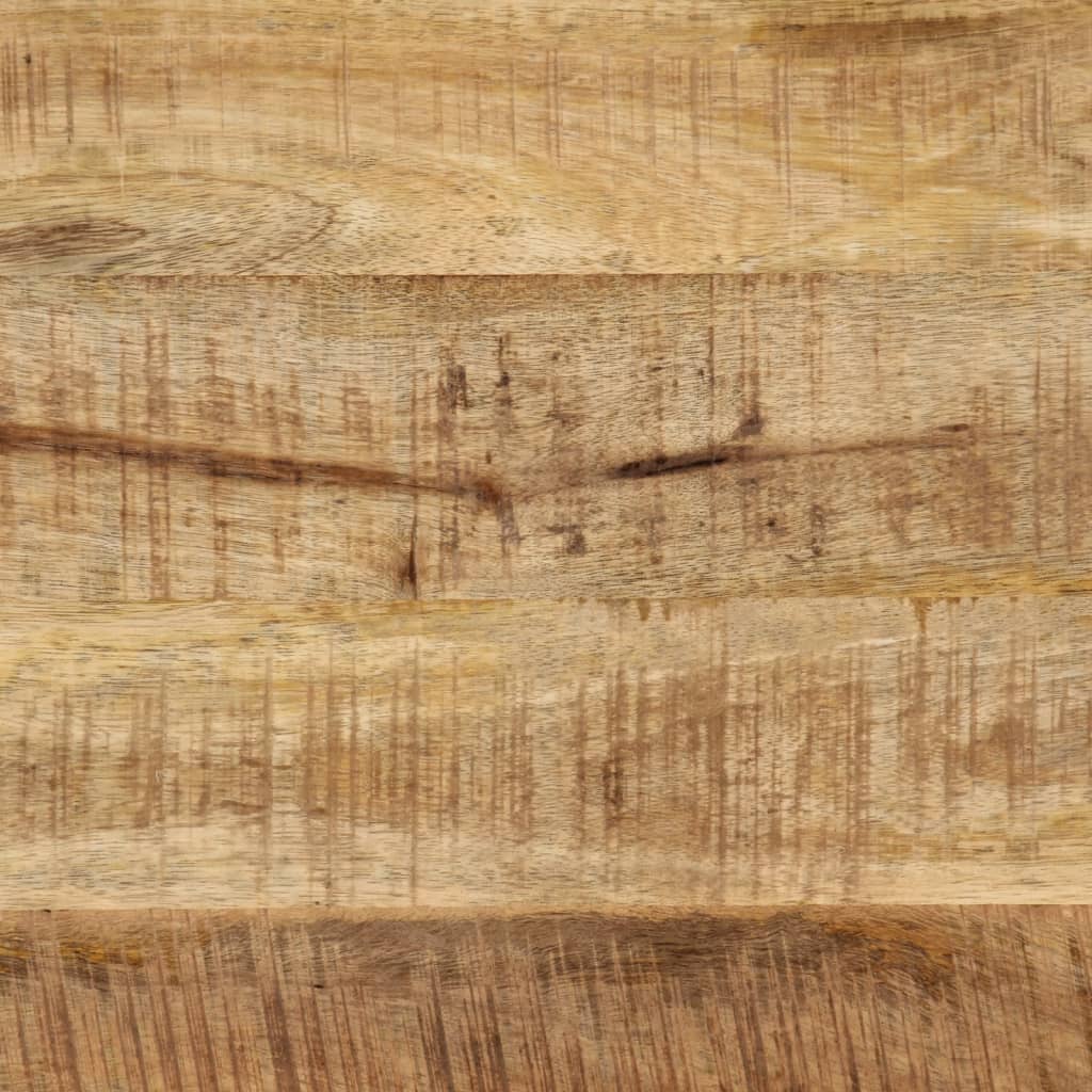 Valgomojo stalas, 110x55x75cm, mango medienos masyvas/geležis
