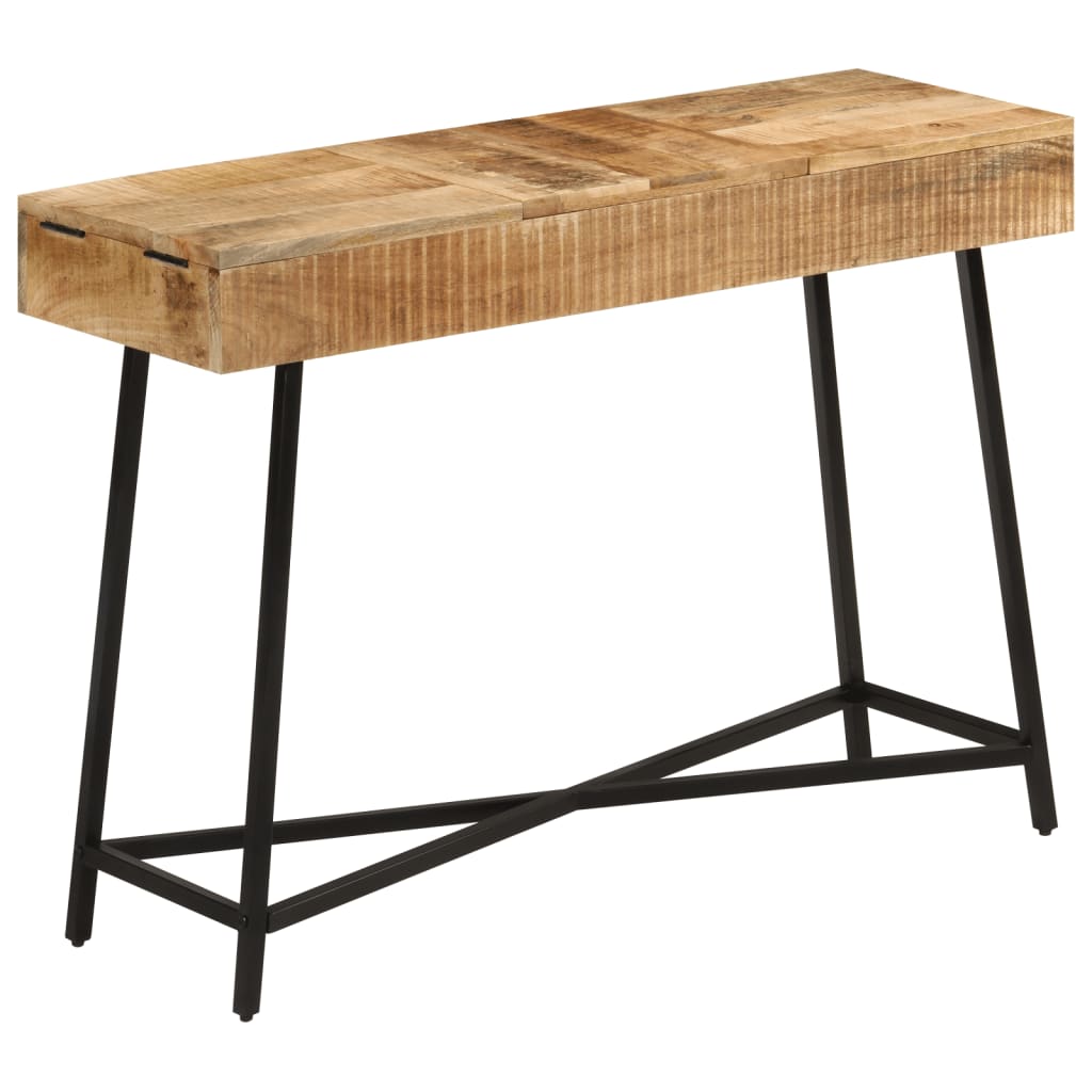 Dressing table, 105x35x75cm, solid mango wood and iron