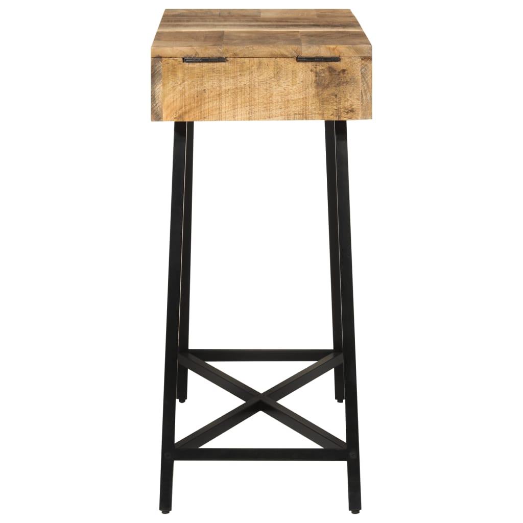 Dressing table, 105x35x75cm, solid mango wood and iron