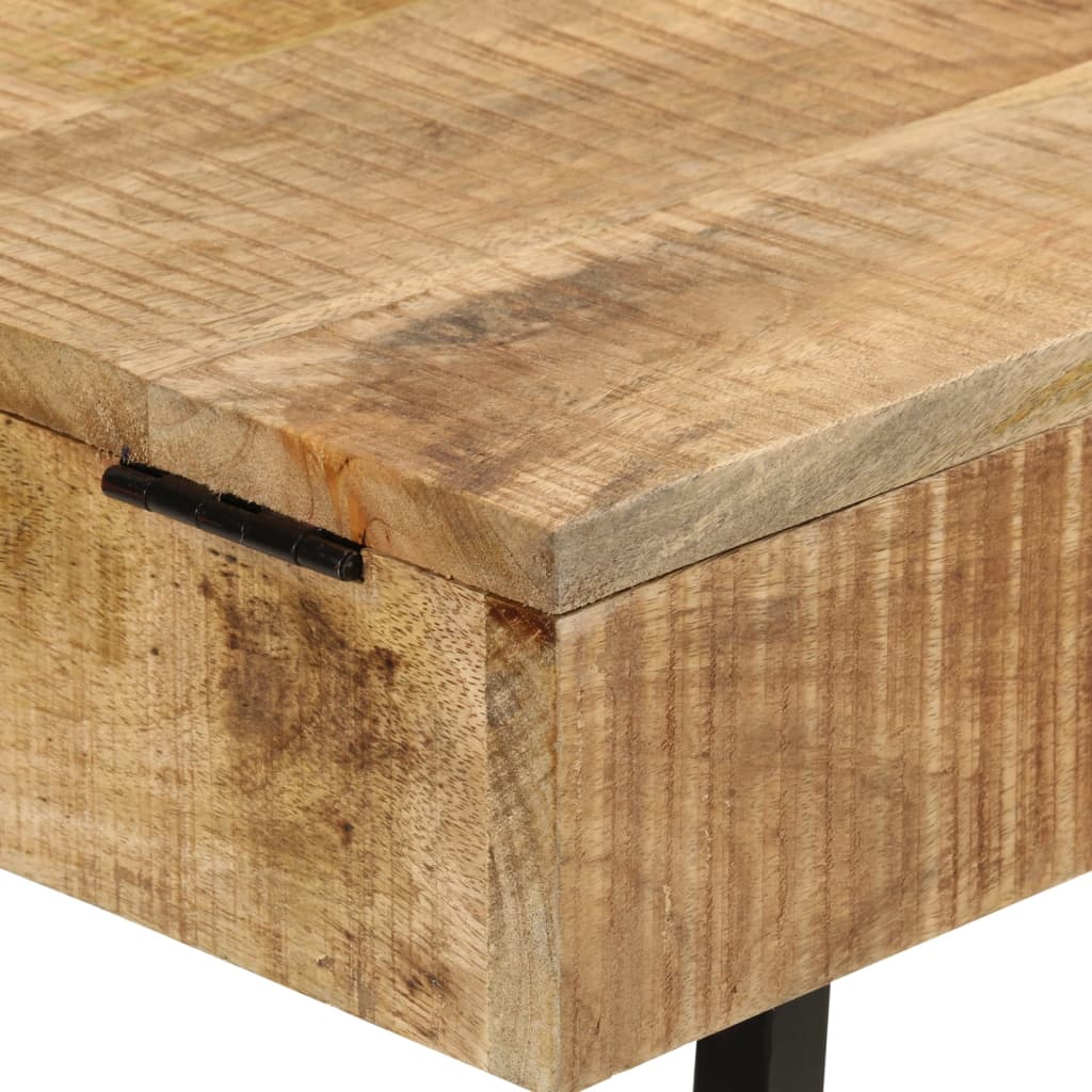 Dressing table, 105x35x75cm, solid mango wood and iron