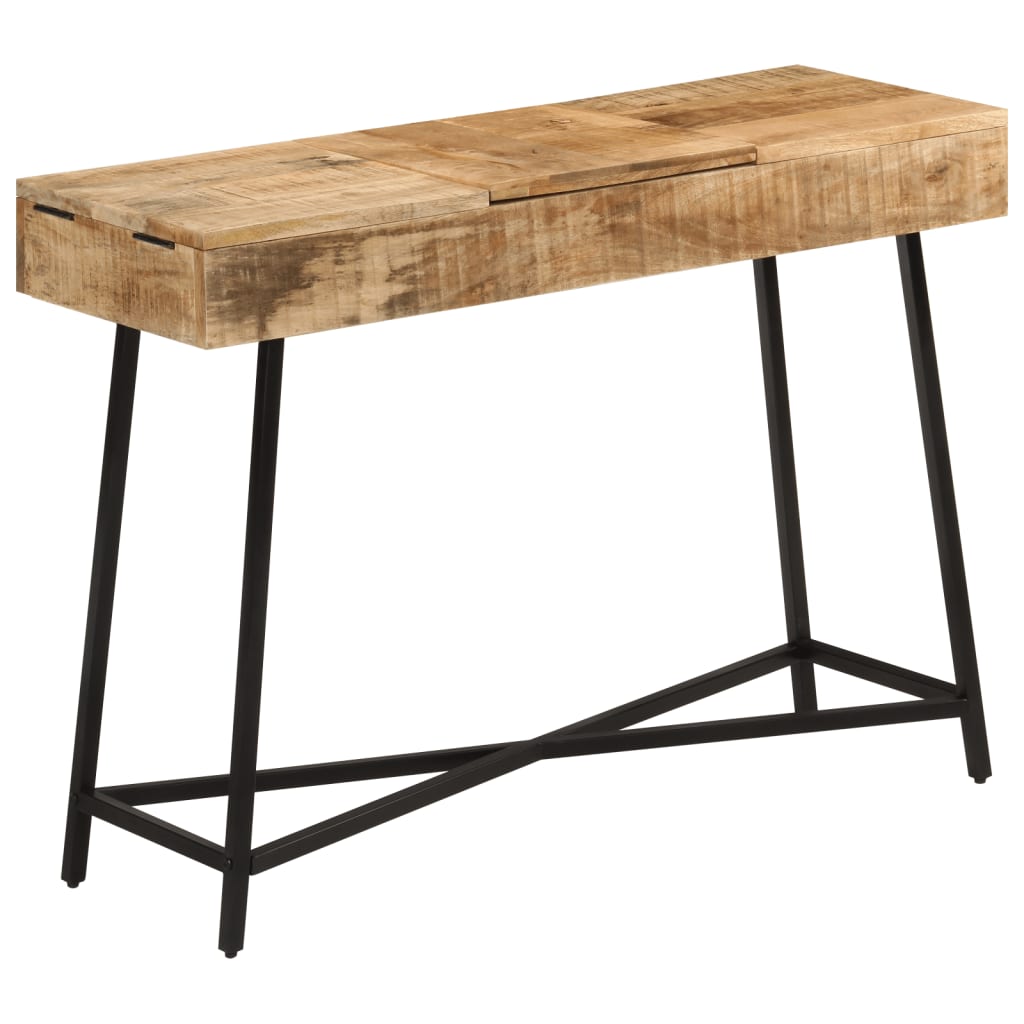 Dressing table, 105x35x75cm, solid mango wood and iron