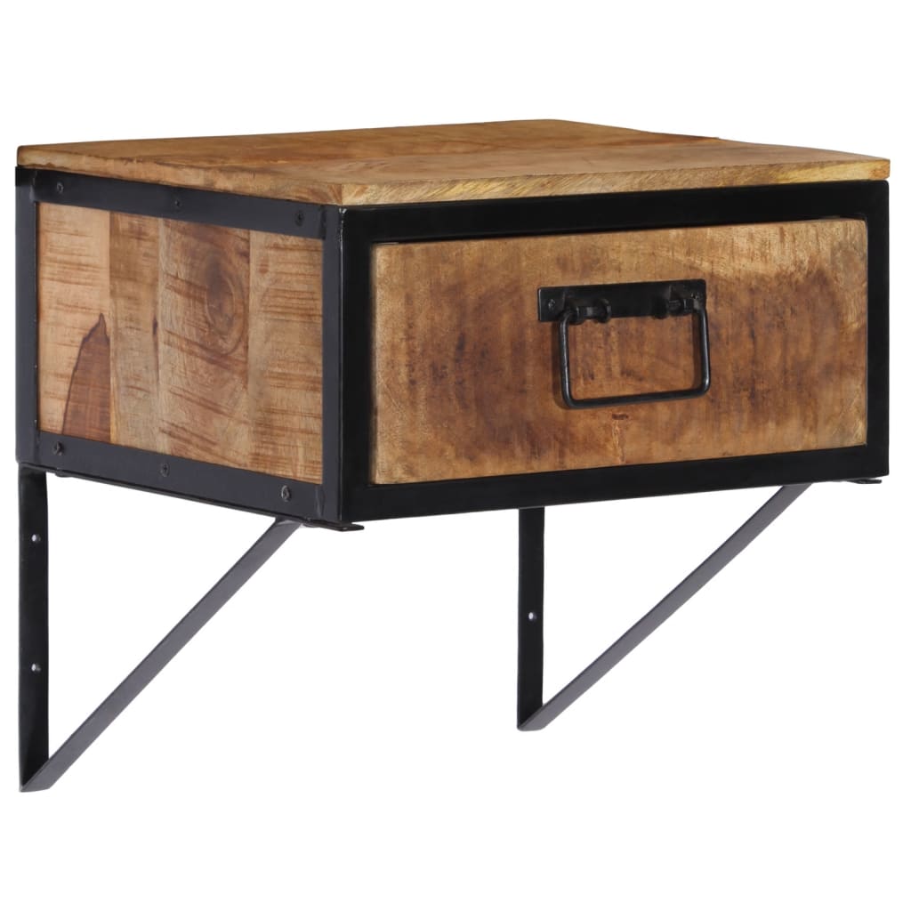 Bedside cabinet, 40x35x40cm, solid mango wood