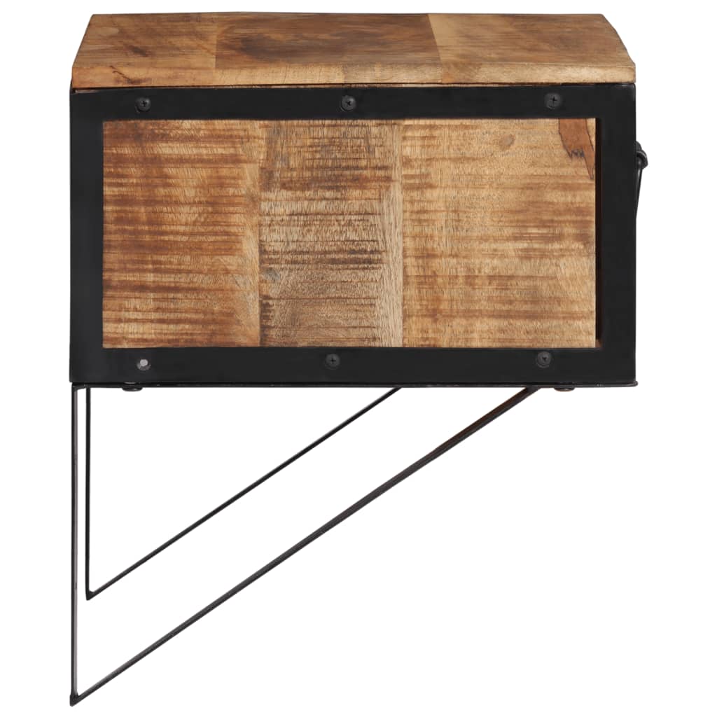 Bedside cabinet, 40x35x40cm, solid mango wood