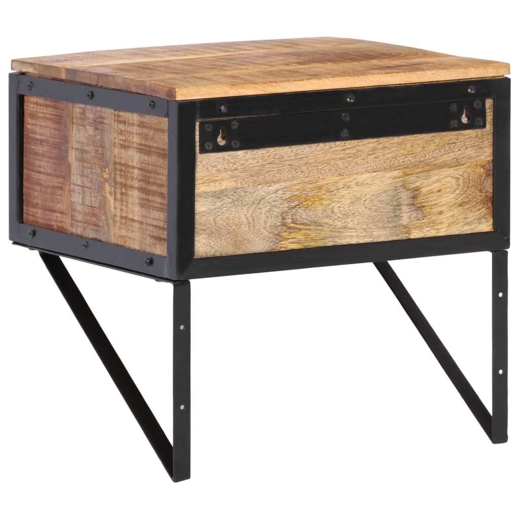 Bedside cabinet, 40x35x40cm, solid mango wood