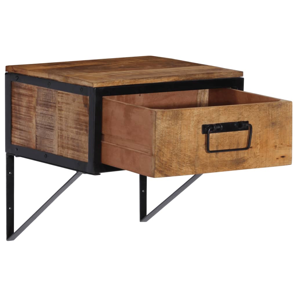Bedside cabinet, 40x35x40cm, solid mango wood
