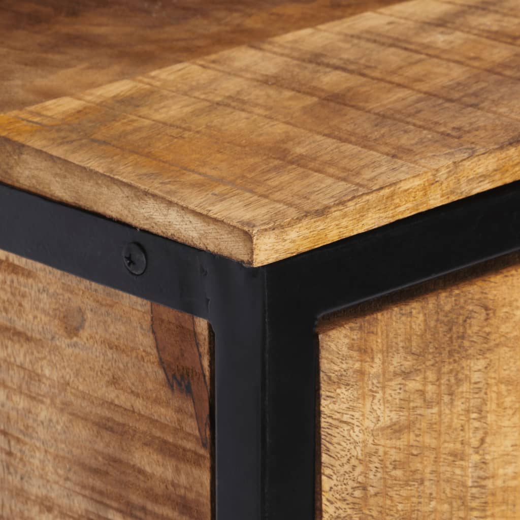 Bedside cabinet, 40x35x40cm, solid mango wood