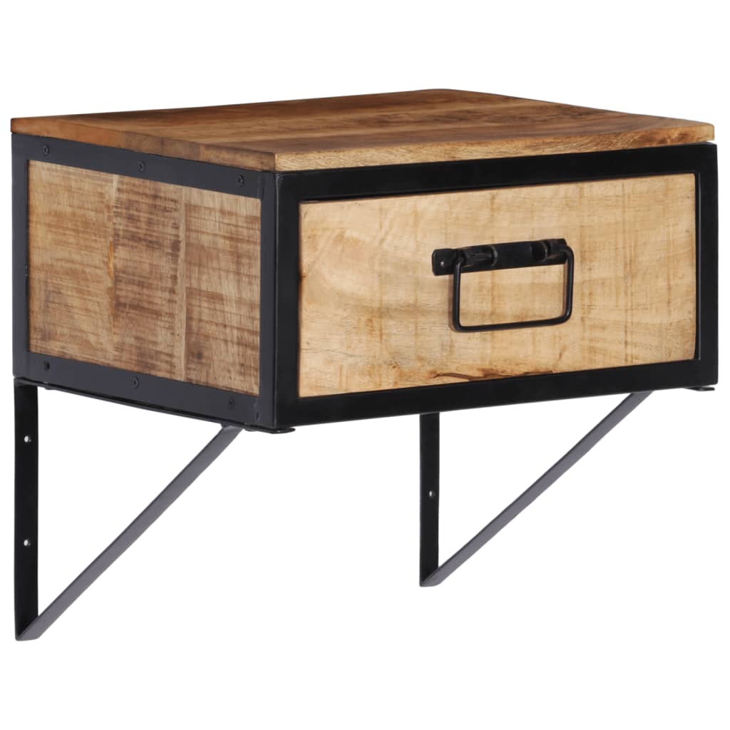 Bedside cabinet, 40x35x40cm, solid mango wood