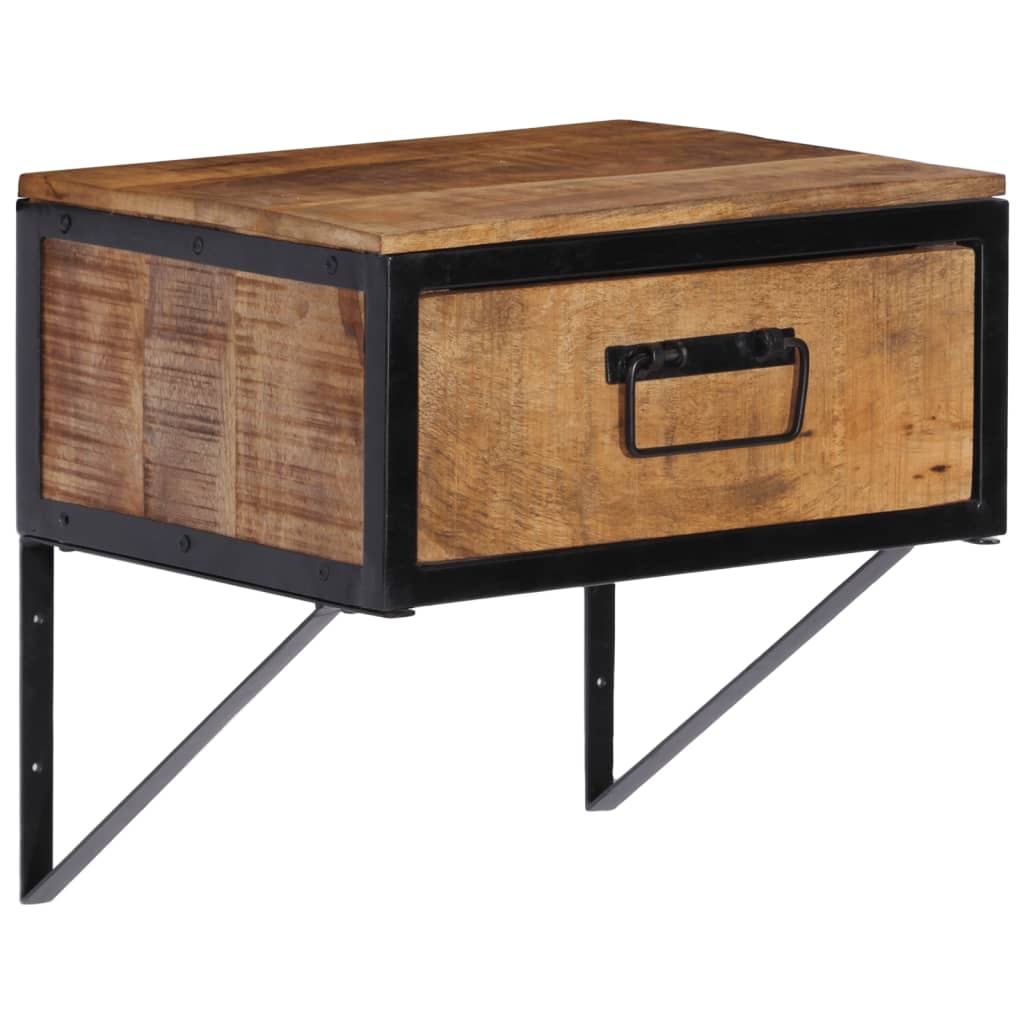 Bedside cabinet, 40x35x40cm, solid mango wood