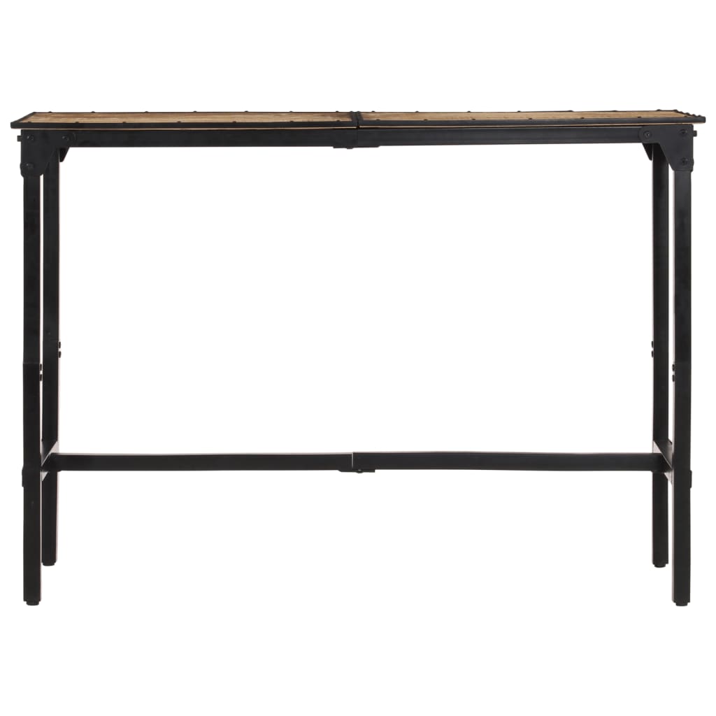 Baro stalas, 150x55x107cm, neapdorotos mango medienos masyvas
