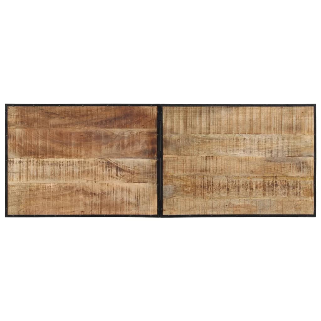 Baro stalas, 150x55x107cm, neapdorotos mango medienos masyvas