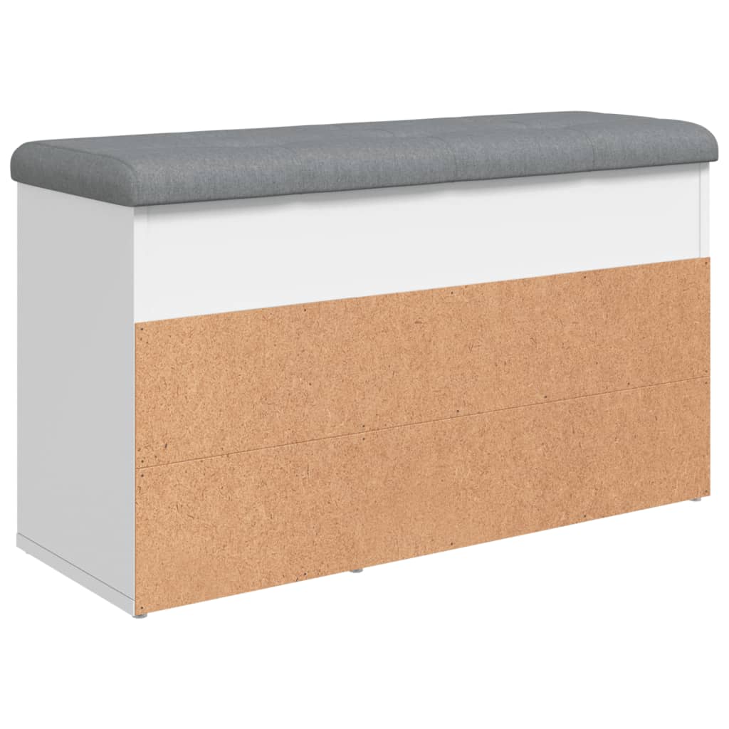 Apavu sols, baltā krāsā, 82x32x45,5cm, apstrādāta koksne
