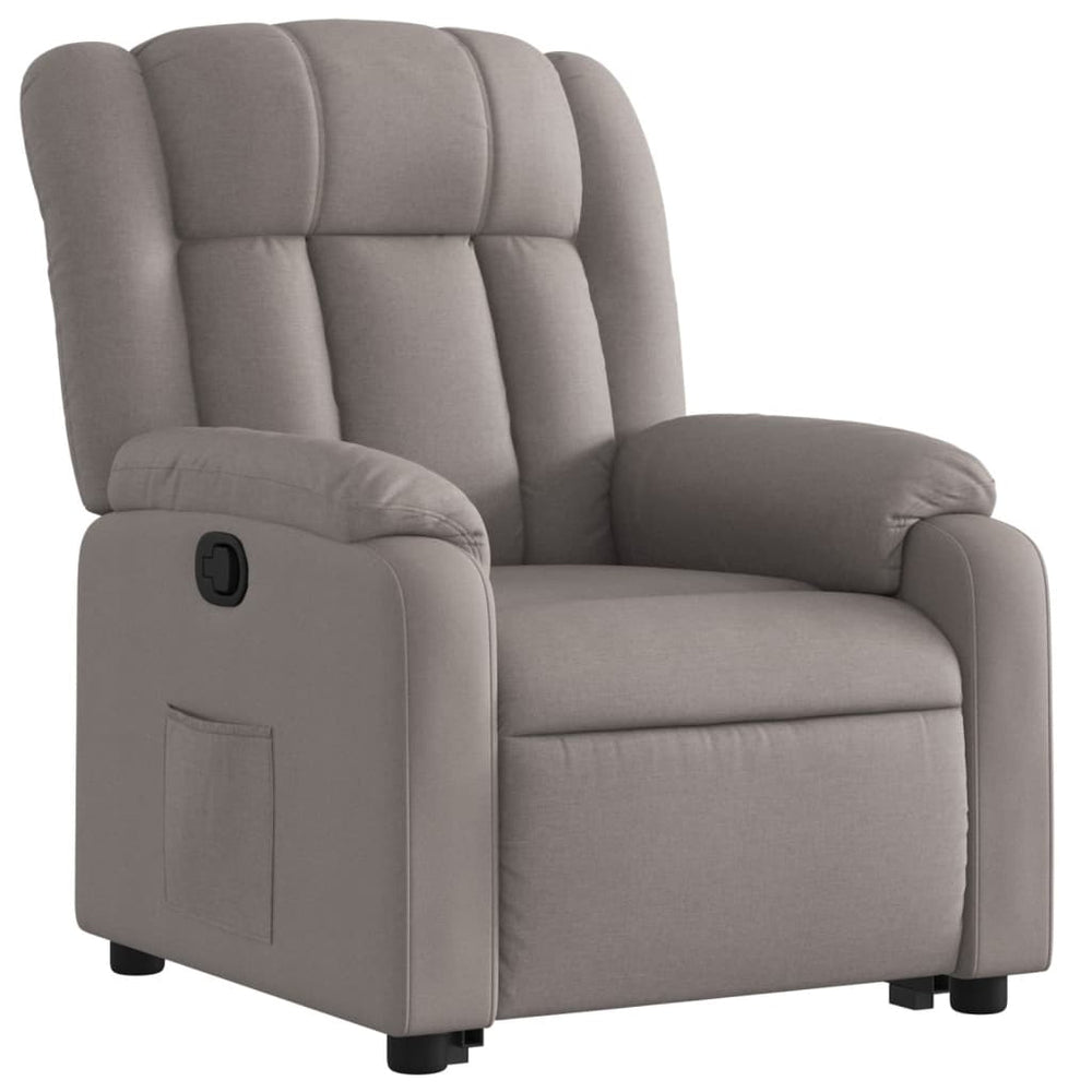 Lift Recliner, taupe, fabric