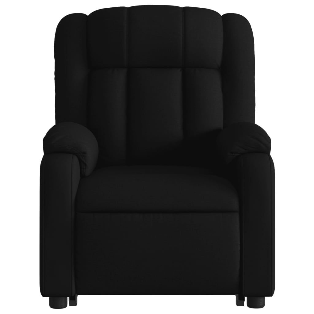 Standing Reclining Massage Chair, Black, Fabric