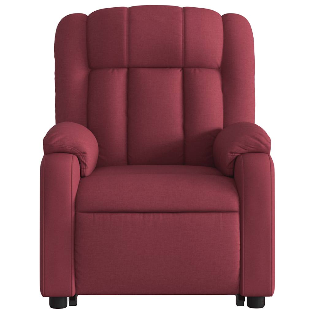 Standing reclining massage chair, wine, fabric
