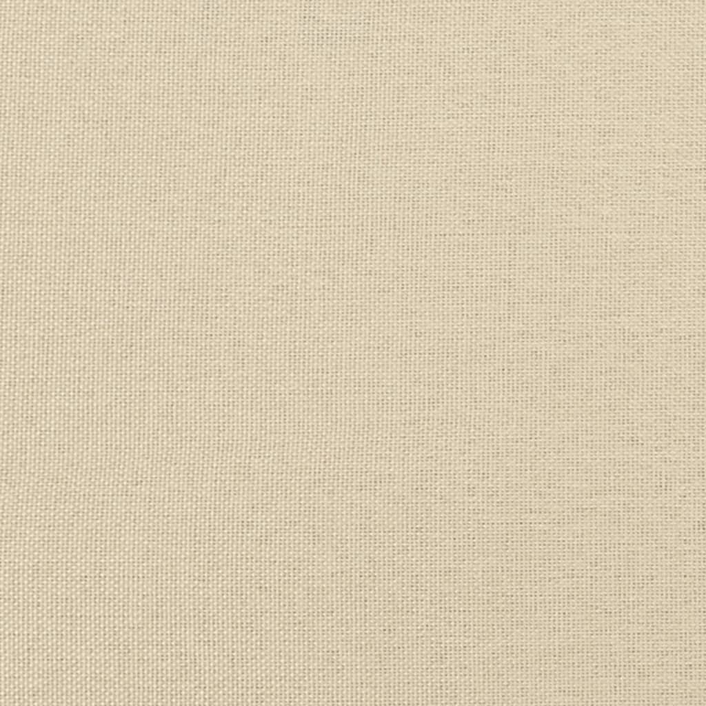 Recliner armchair, cream-colored, fabric