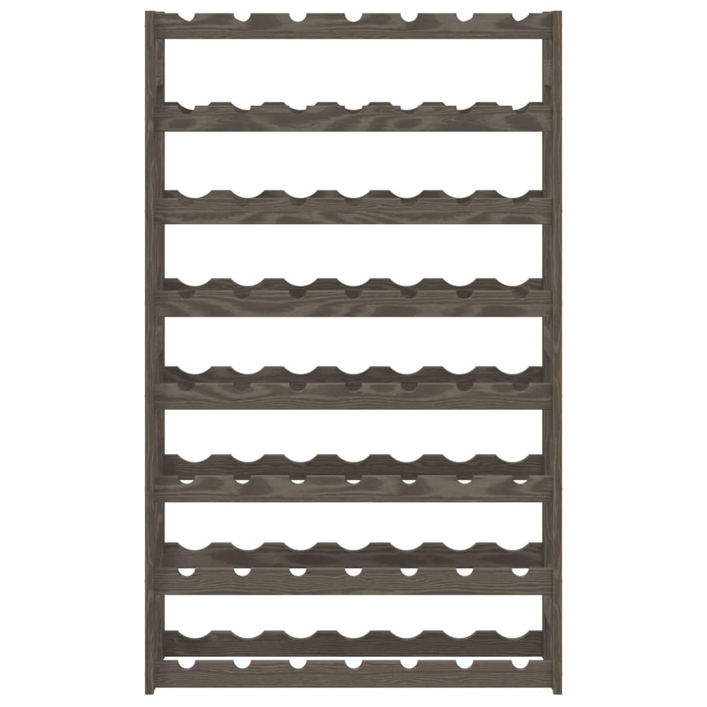 Vyno laikiklis 56 buteliams, pilkas, pušies medienos masyvas