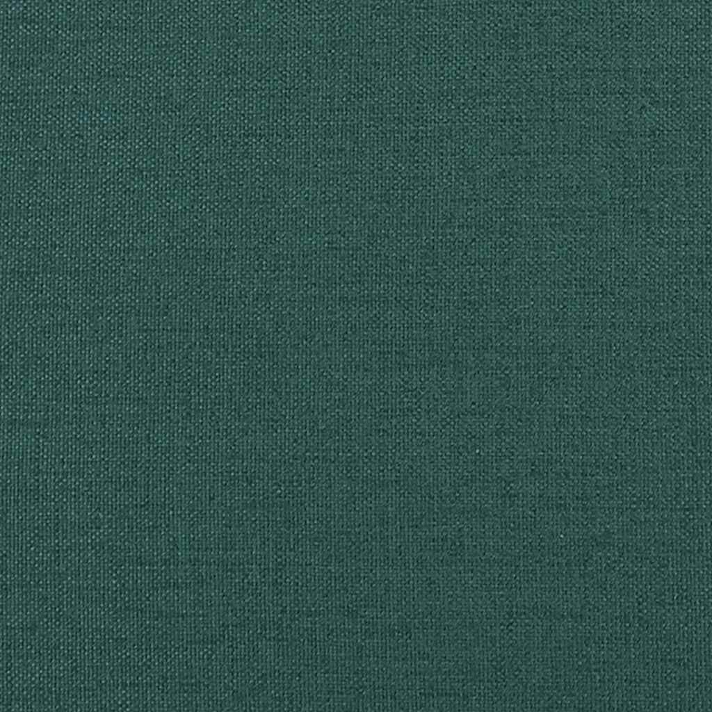 Bench with backrest, dark green, 120x62x75.5cm, fabric