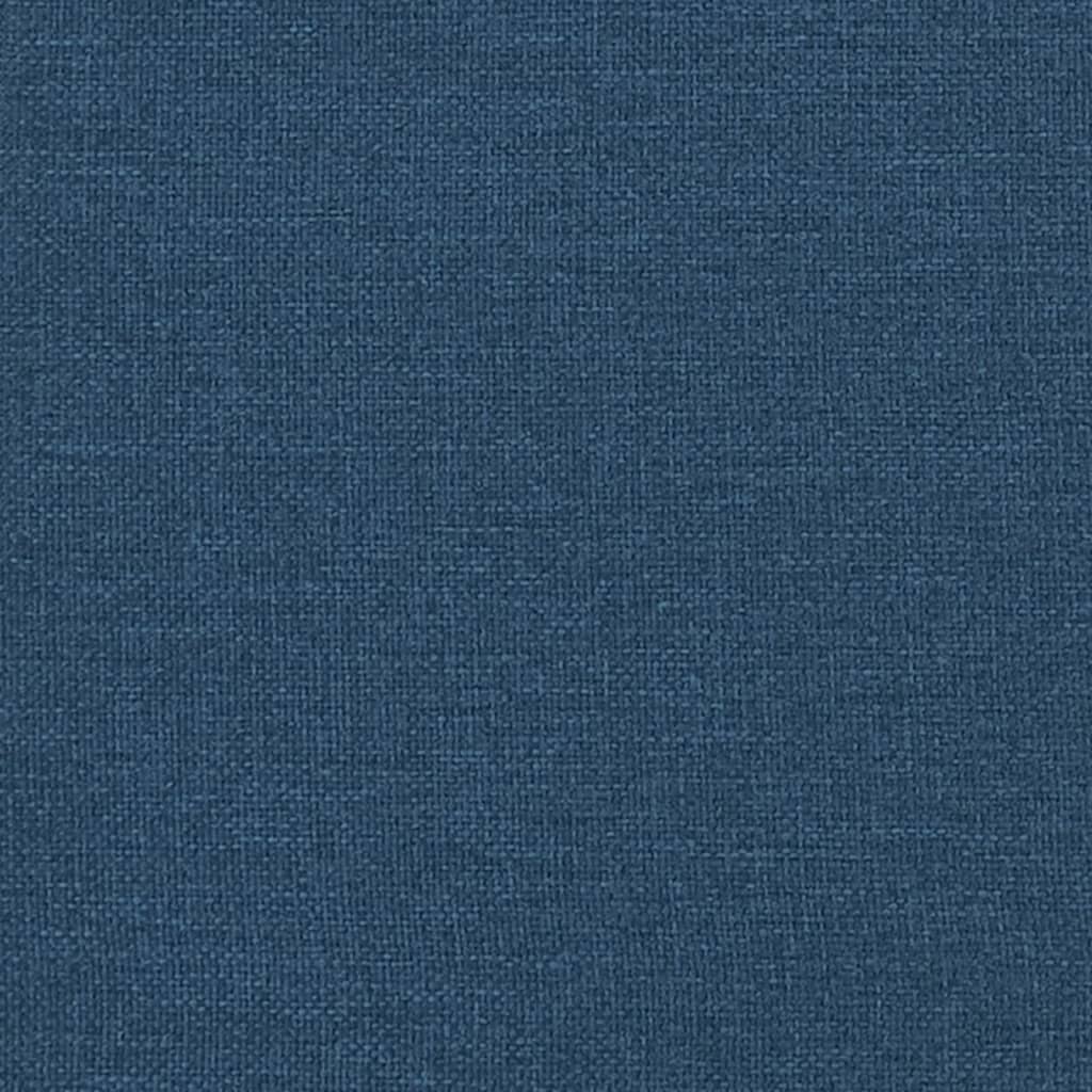 Sols ar atzveltni, zils, 120x62x75,5cm, audums