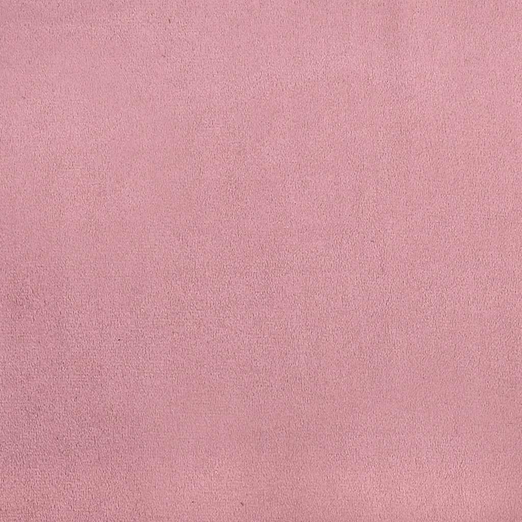 Soliņš ar spilveniem, rozā, 120,5x65x75cm, samts