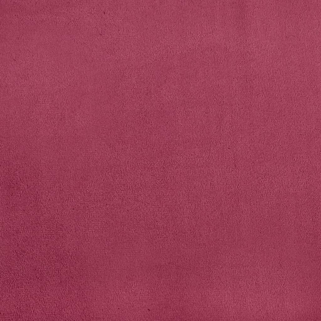 Soliņš ar atzveltni, sarkans vīns, 119,5x64,5x75cm, samts
