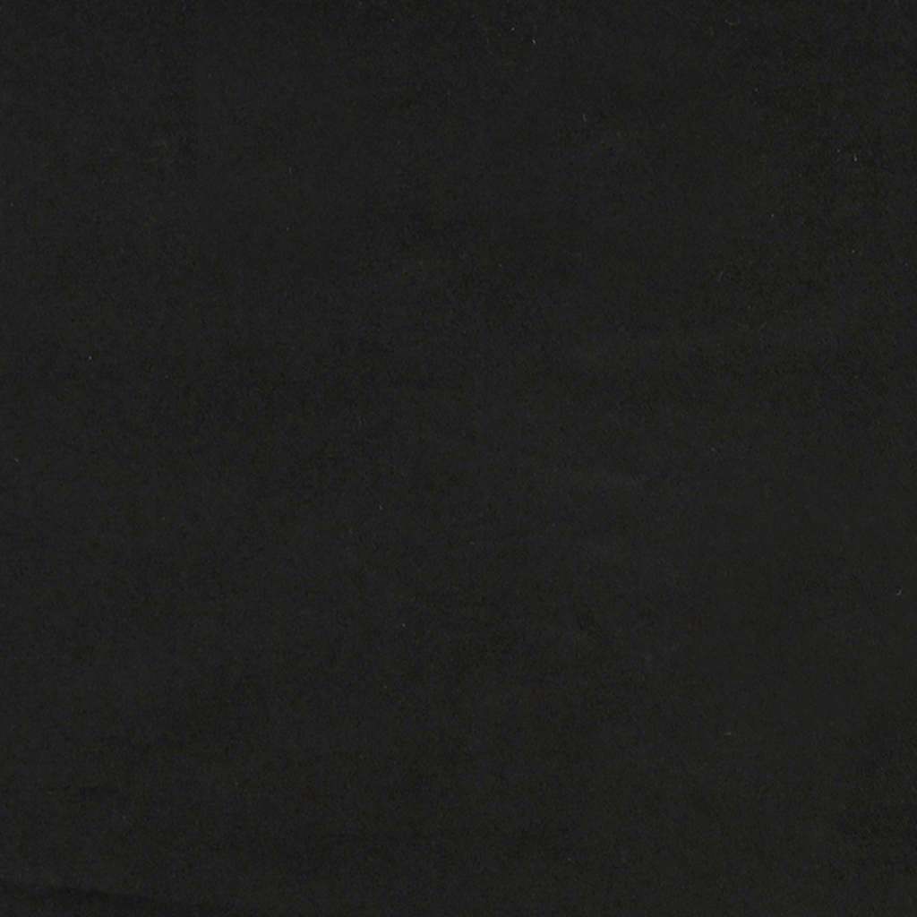 Sols ar atzveltni, melns, 119,5x64,5x75cm, samts