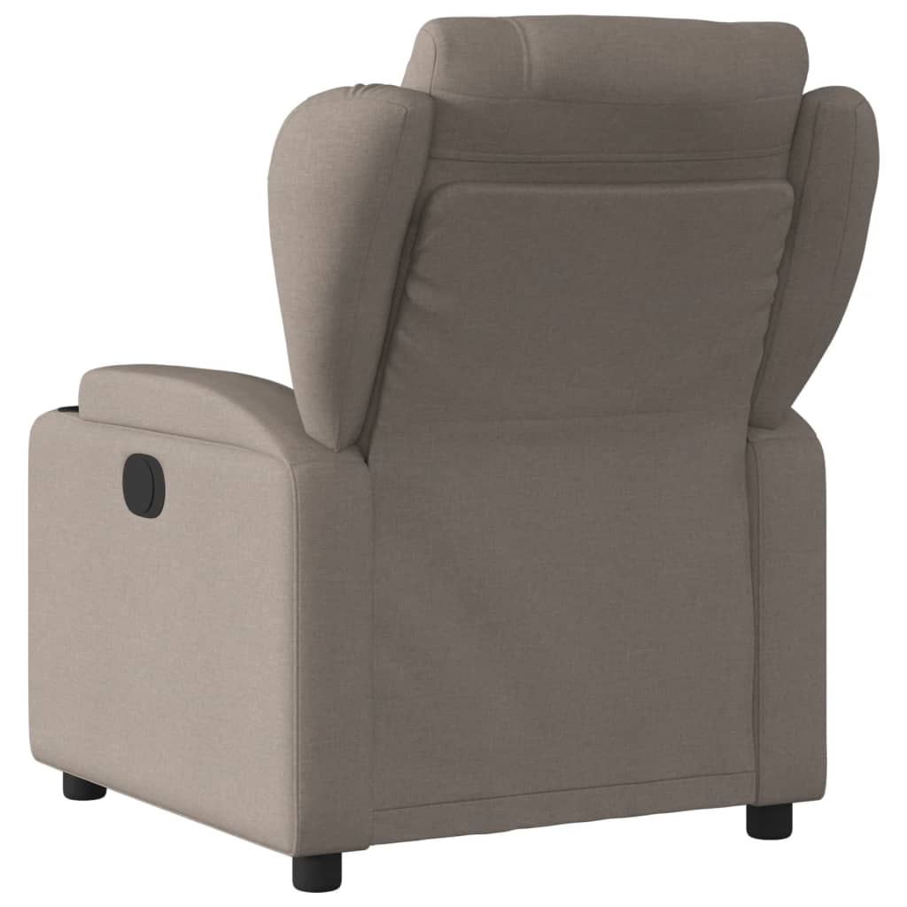 Recliner, taupe, fabric