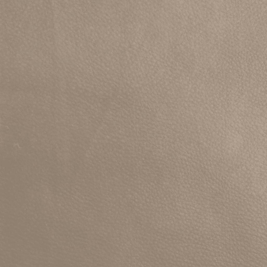 Reclining massage chair, cappuccino color, artificial leather