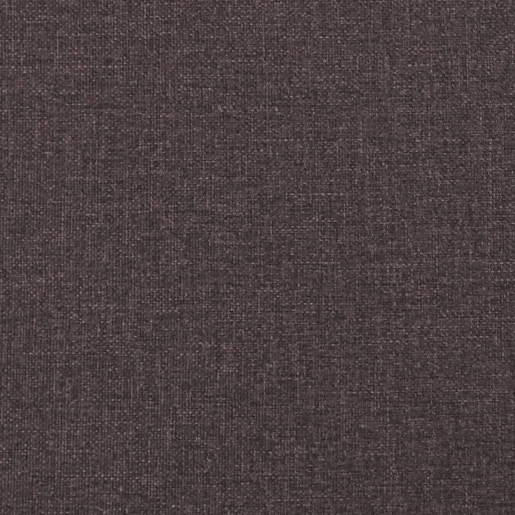 Reclining massage chair, dark brown, fabric