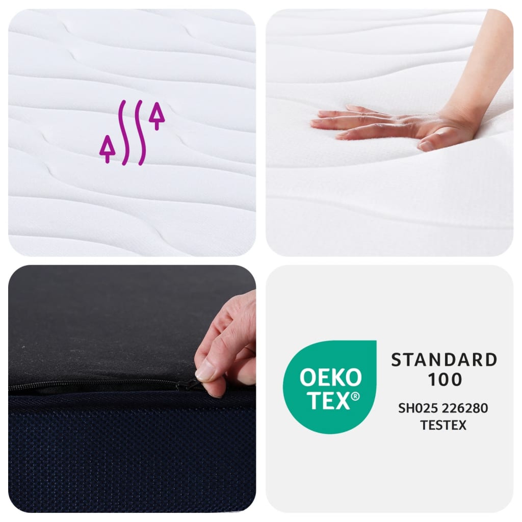 Kabatas atsperu matracis, 80x200cm, vidēji ciets/ciets