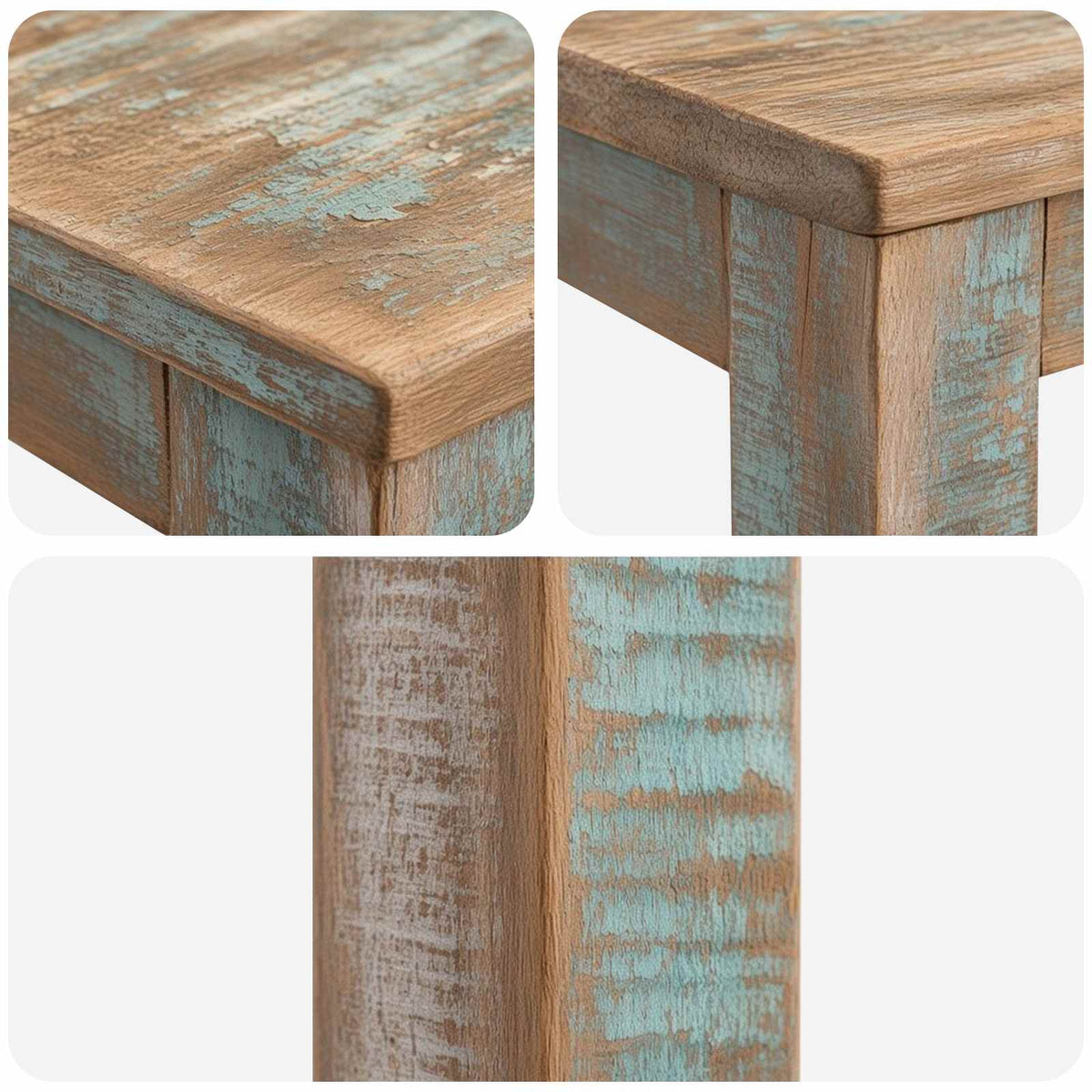 Baro stalas 110 x 55 x 100 cm Kieta atnaujinta mediena
