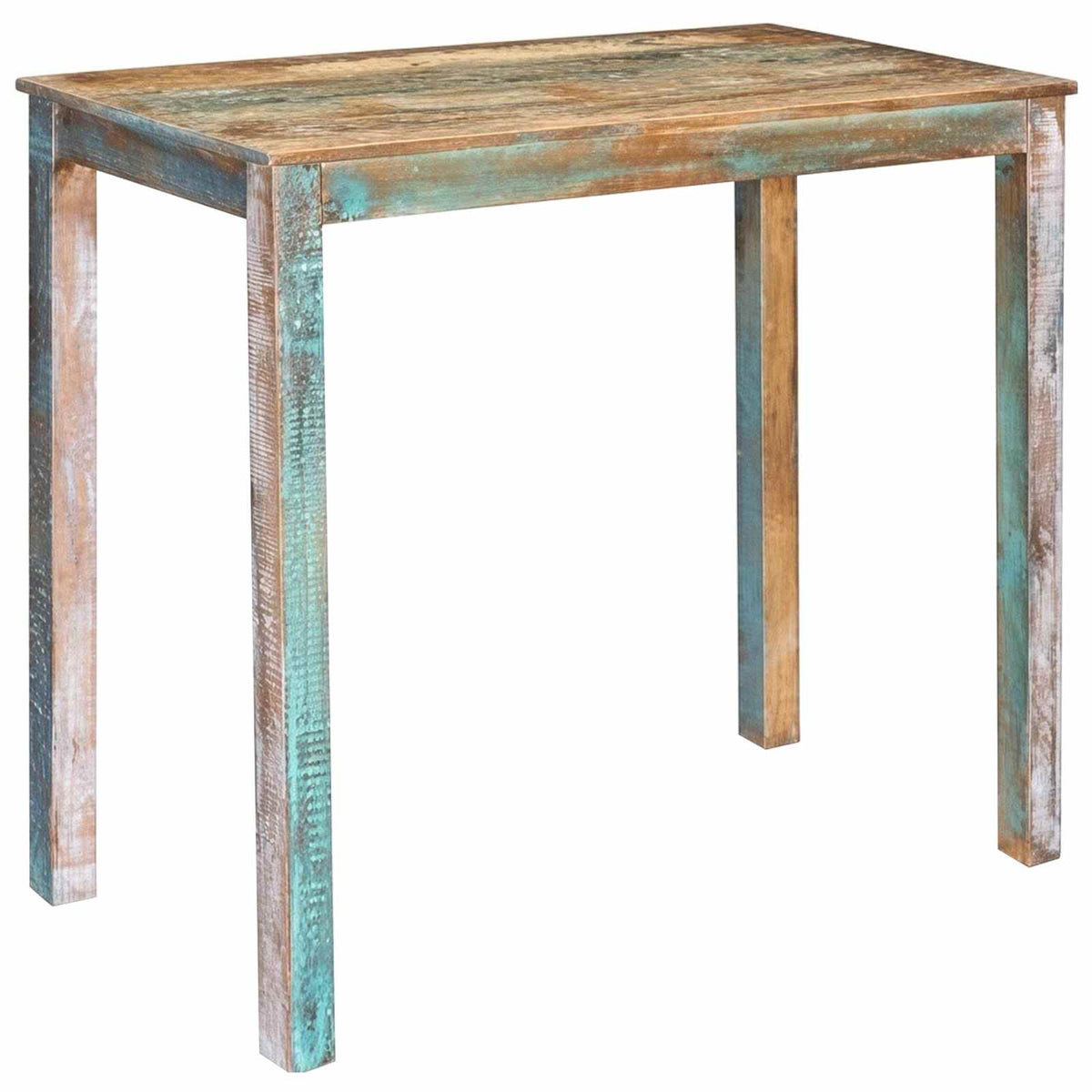 Baro stalas 110 x 55 x 100 cm Kieta atnaujinta mediena