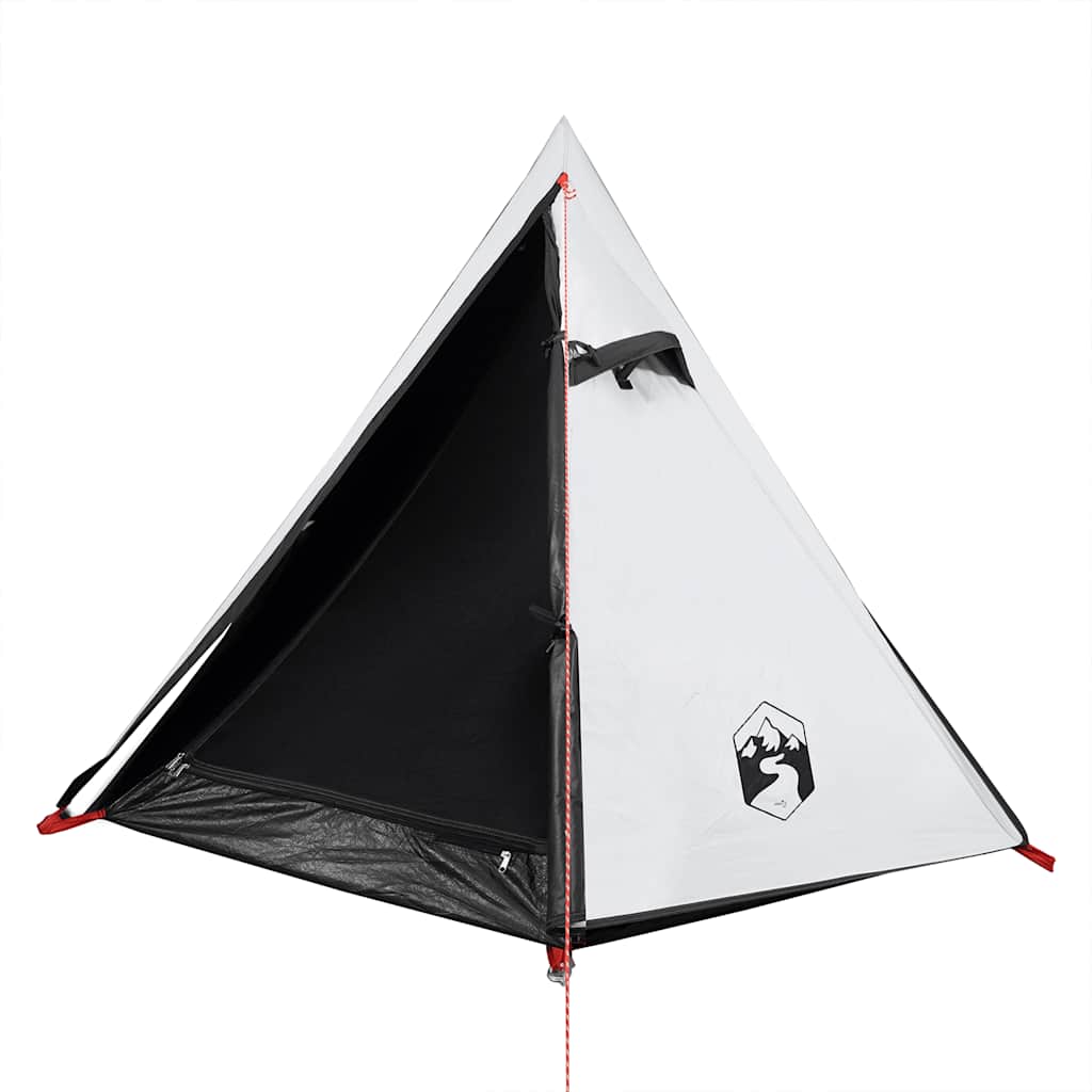 Camping tent, white, two-person, blackout fabric
