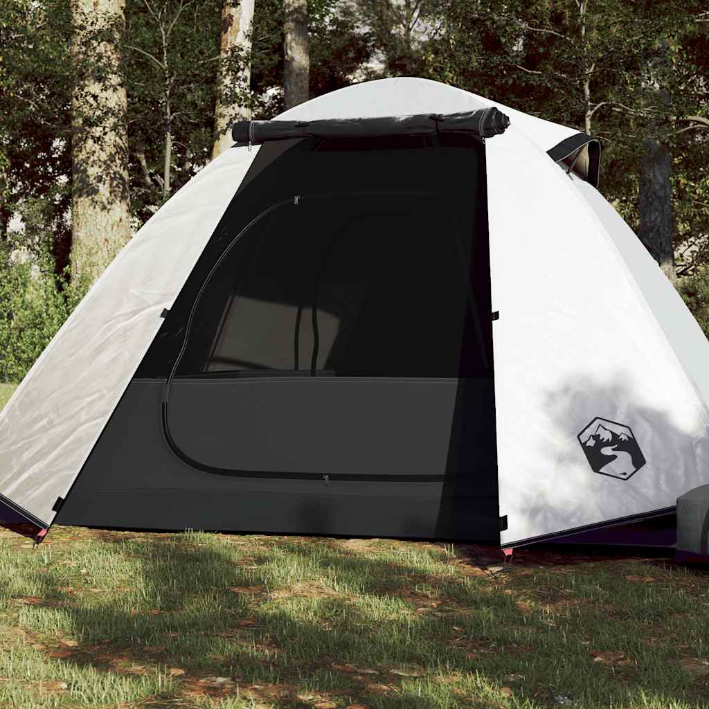 Camping tent, white, two-person, blackout fabric