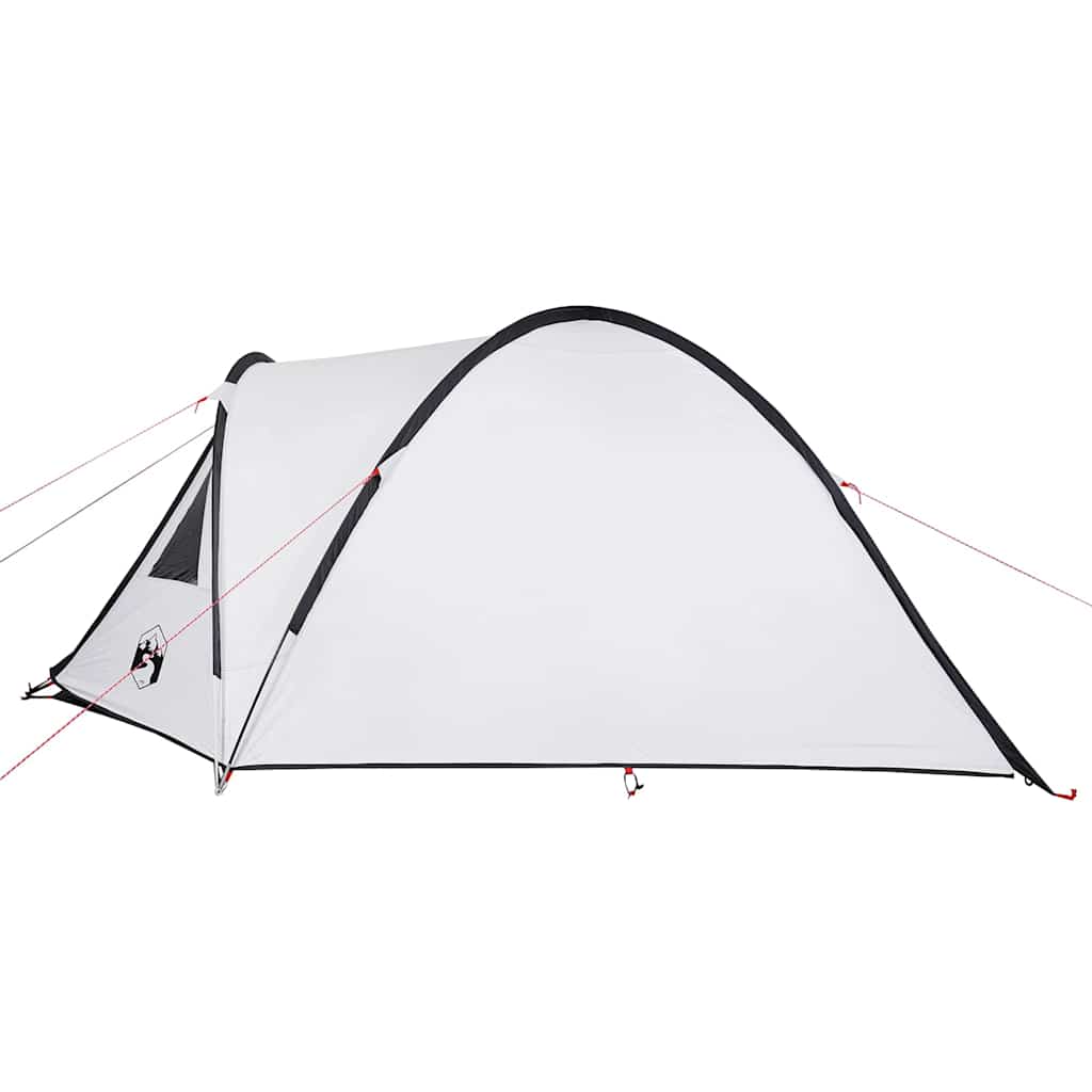 Camping tent, white, four-person, blackout fabric