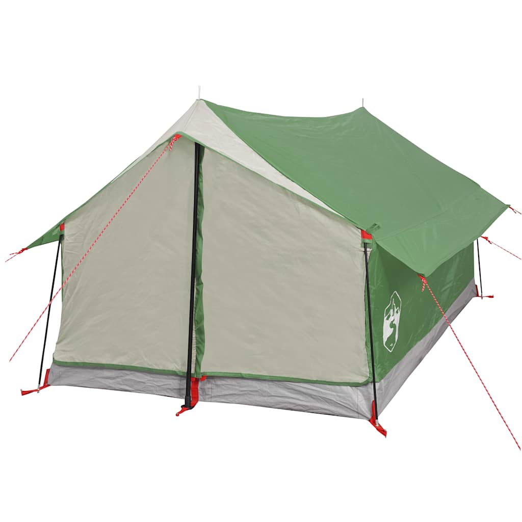 Camping tent, green, two-person, waterproof