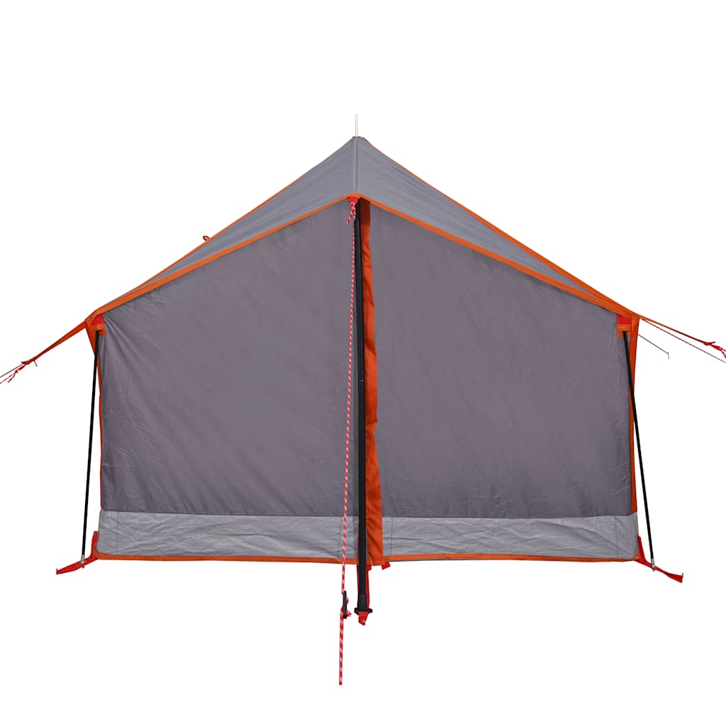 Camping tent, grey/orange, two-person