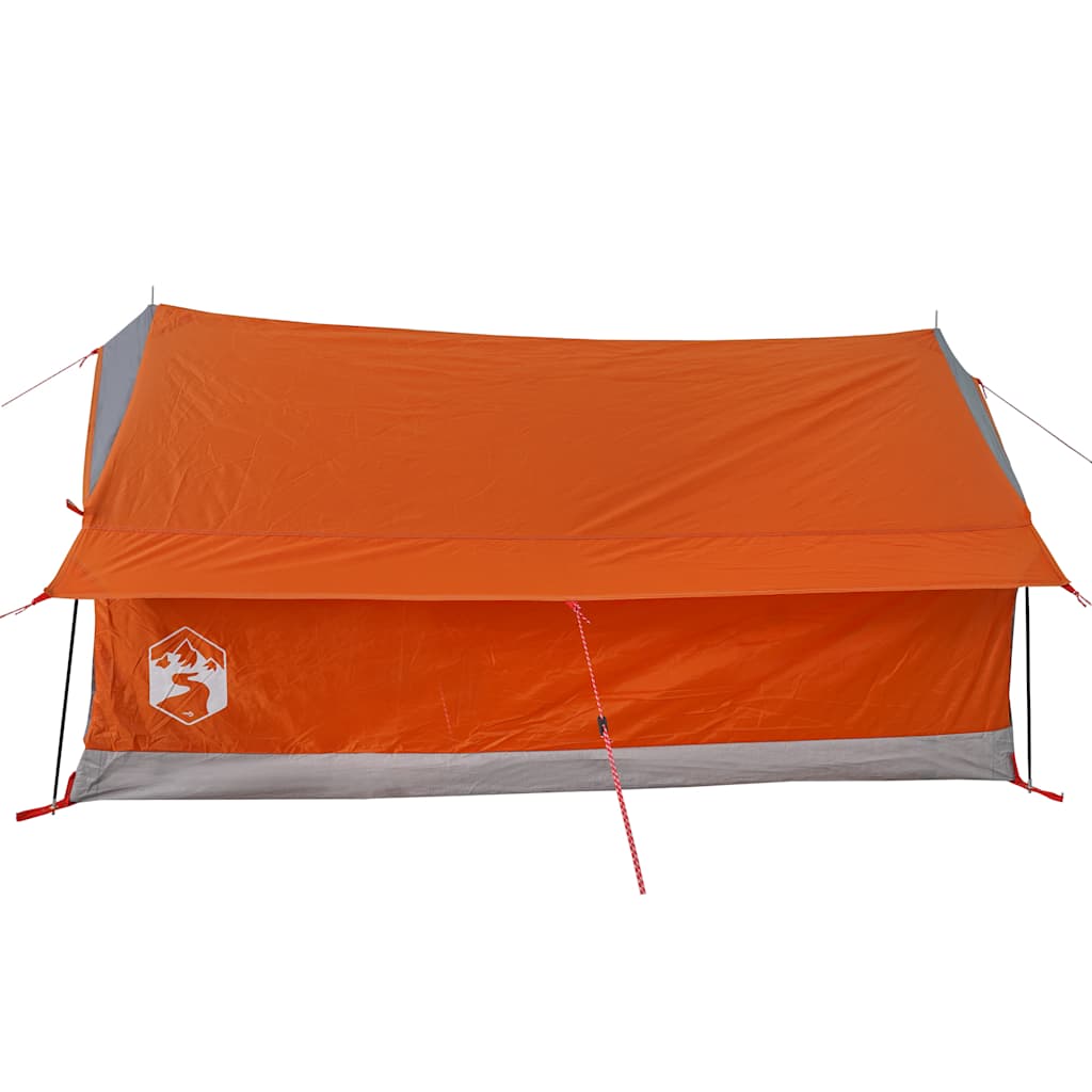 Camping tent, grey/orange, two-person
