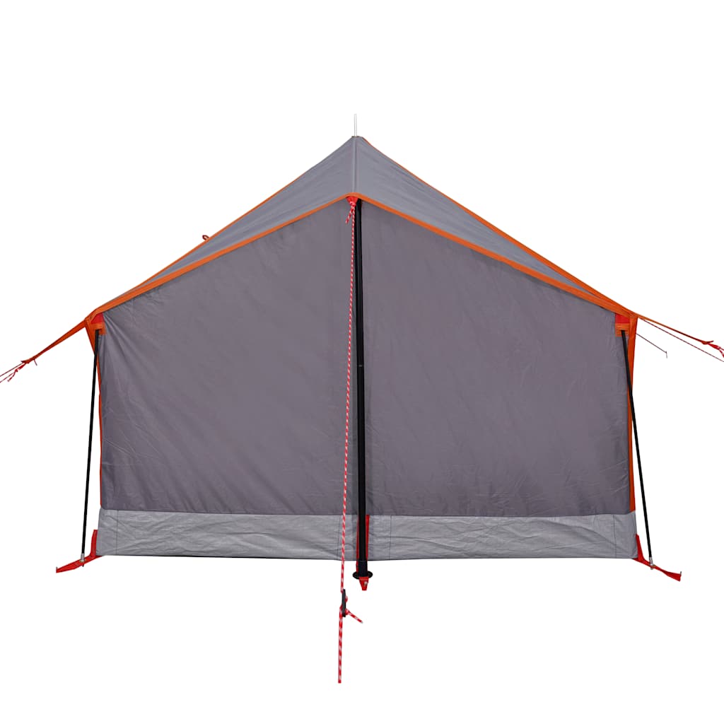 Camping tent, grey/orange, two-person