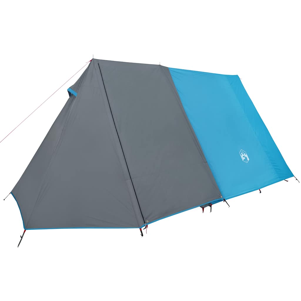 Camping tent, blue, 3-person, waterproof