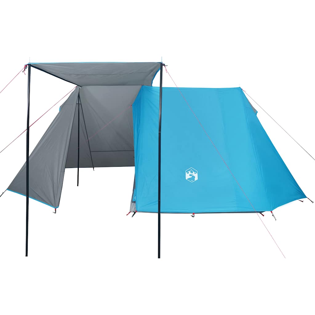 Camping tent, blue, 3-person, waterproof