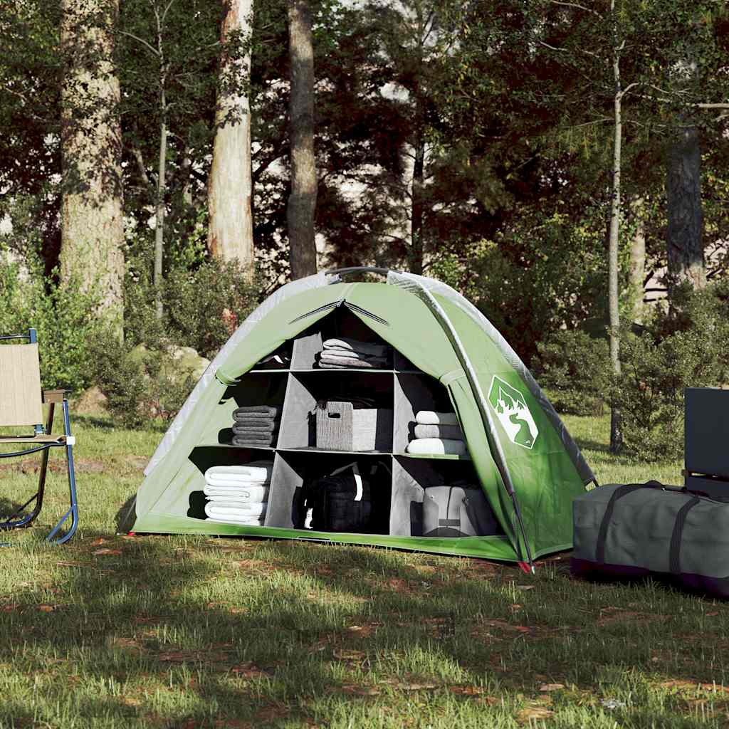 Tent for items, green, 9 compartments, waterproof