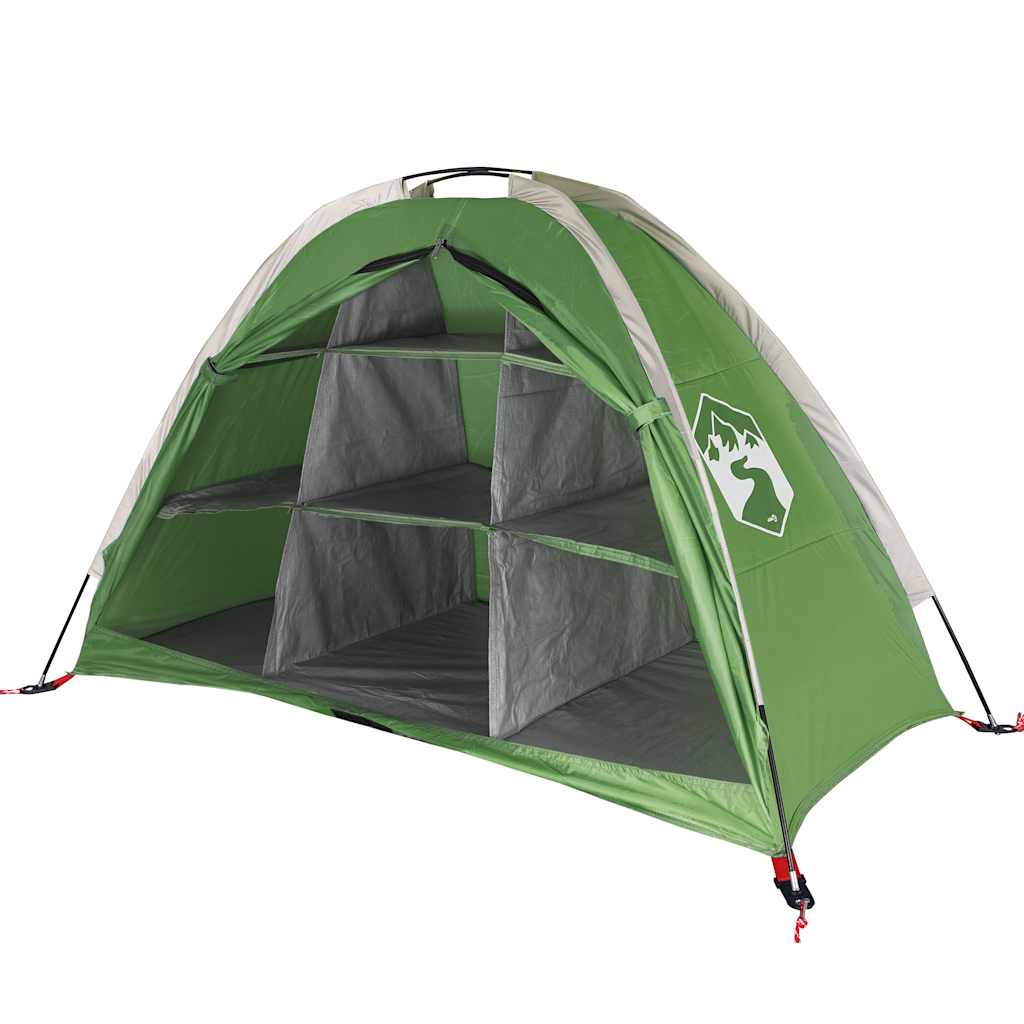 Tent for items, green, 9 compartments, waterproof