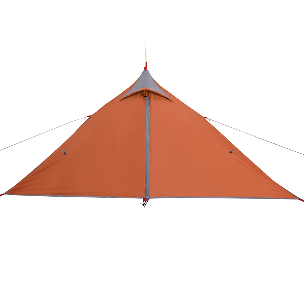 Kabanti palapinė, oranžinė, vienvietė, tipi dizaino