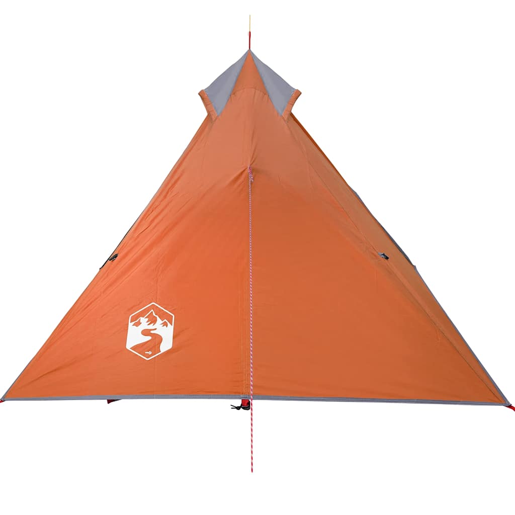 Kabanti palapinė, oranžinė, vienvietė, tipi dizaino